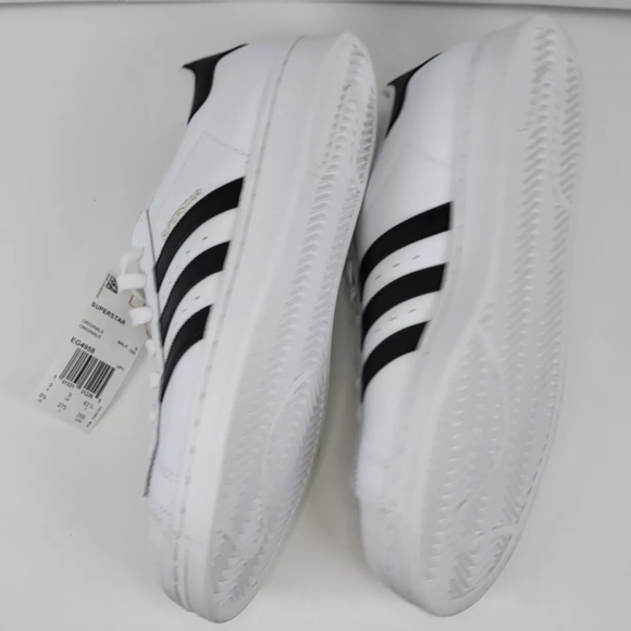 Adidas Originals Men's Superstar Shoes 9.5 White/Black EG4958 - Picture 10 of 13